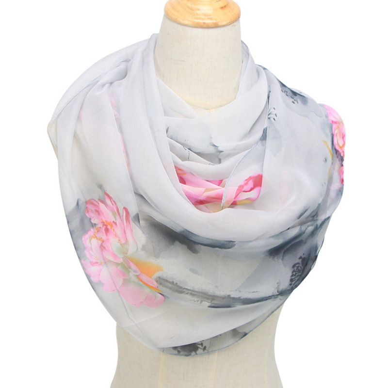 Face Scarf Mask - موضة المرأة رقيقة جدا طويلة الشيفون