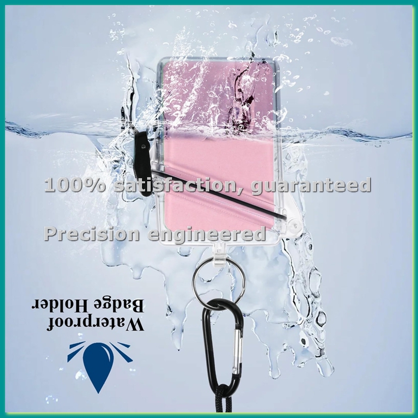 Lanyard Badge Holder - 5 قطع حافظة بطاقات هوية مقاومة