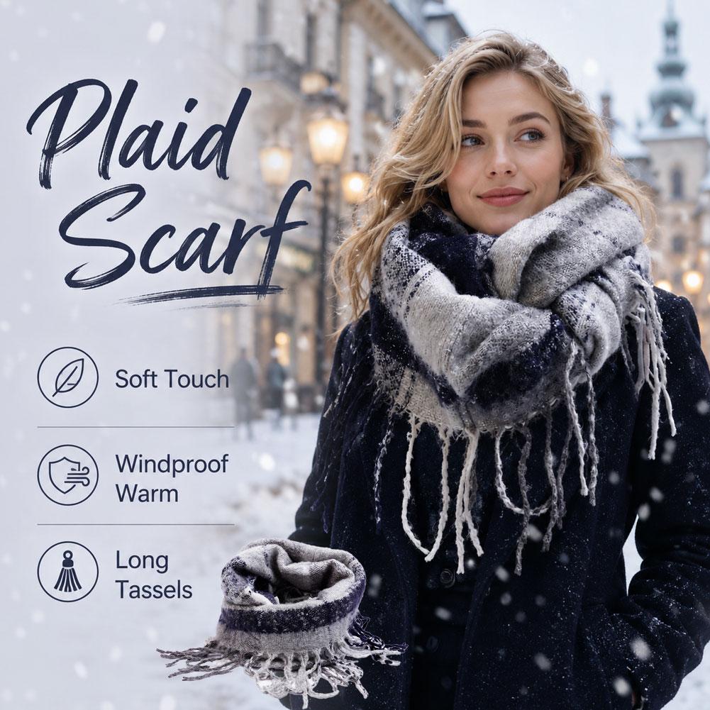 وشاح سميك ناعم مع شراشيب، شال  - مراجعة Pashmina Wrap Large وسعره