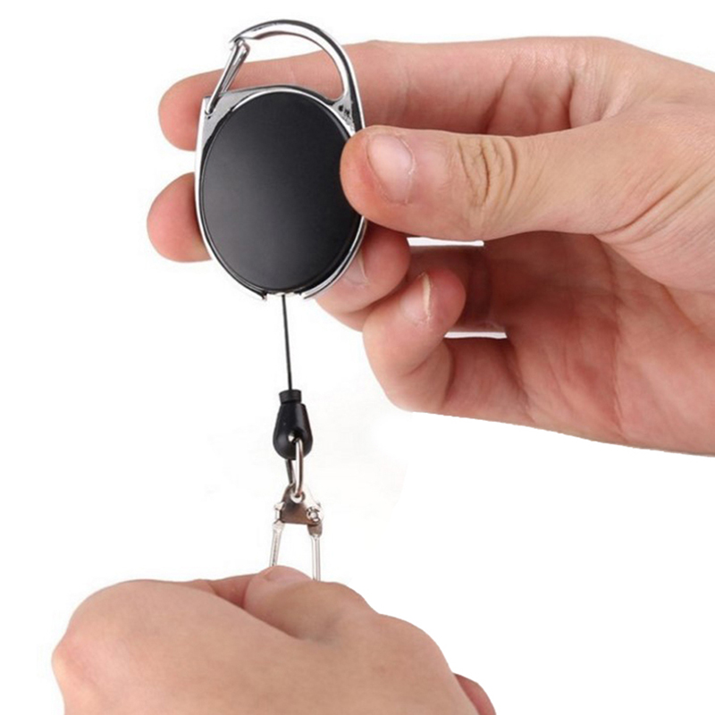 1 قطعة الأسود قابل للسحب سحب ح - مراجعة Lanyard Badge Holder وسعره