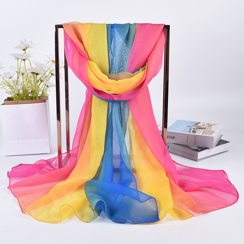 وشاح طويل من الحرير المتدرج ،  - مراجعة Face Scarf Mask وسعره