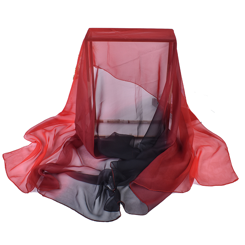 وشاح طويل من الحرير المتدرج ،  - مراجعة Face Scarf Mask وسعره