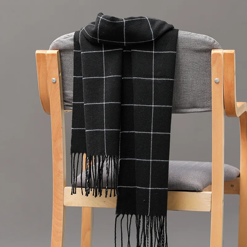2023 جديد الشتاء الرجال وشاح ا - مراجعة Muffler Men Wool وسعره