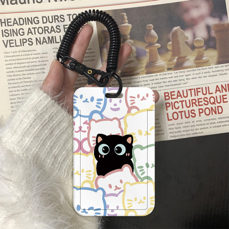 حامل بطاقة القط لطيف للطلاب ،  - مراجعة Lanyard Badge Holder وسعره