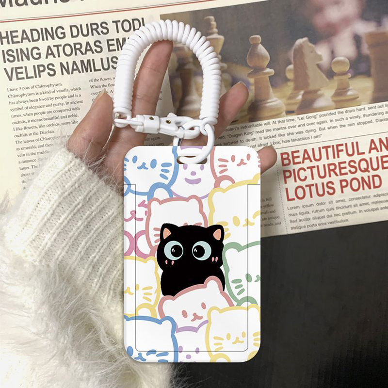 حامل بطاقة القط لطيف للطلاب ،  - مراجعة Lanyard Badge Holder وسعره