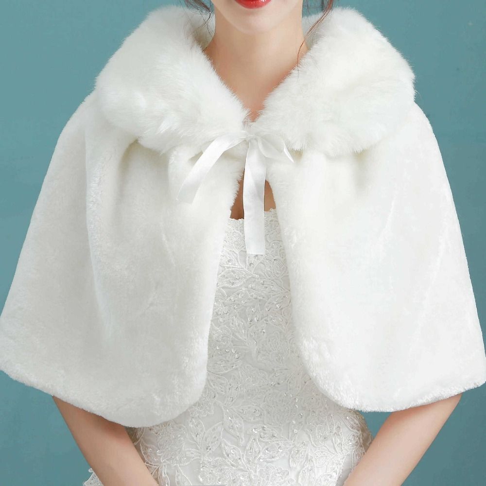 الأبيض المرأة الشتاء رشاقته أف - مراجعة Stole Wedding Shawl وسعره