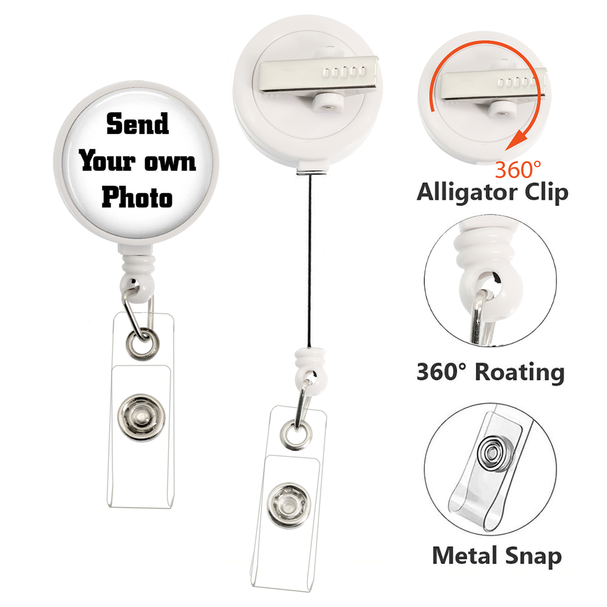 حامل بطاقة هوية قابل للسحب مضي - مراجعة Lanyard Badge Holder وسعره