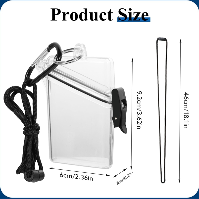 5 قطع حافظة بطاقات هوية مقاومة - مراجعة Lanyard Badge Holder وسعره
