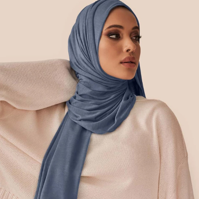 وشاح حجاب نسائي ، وشاح قطني عص - مراجعة Bandana Cotton وسعره