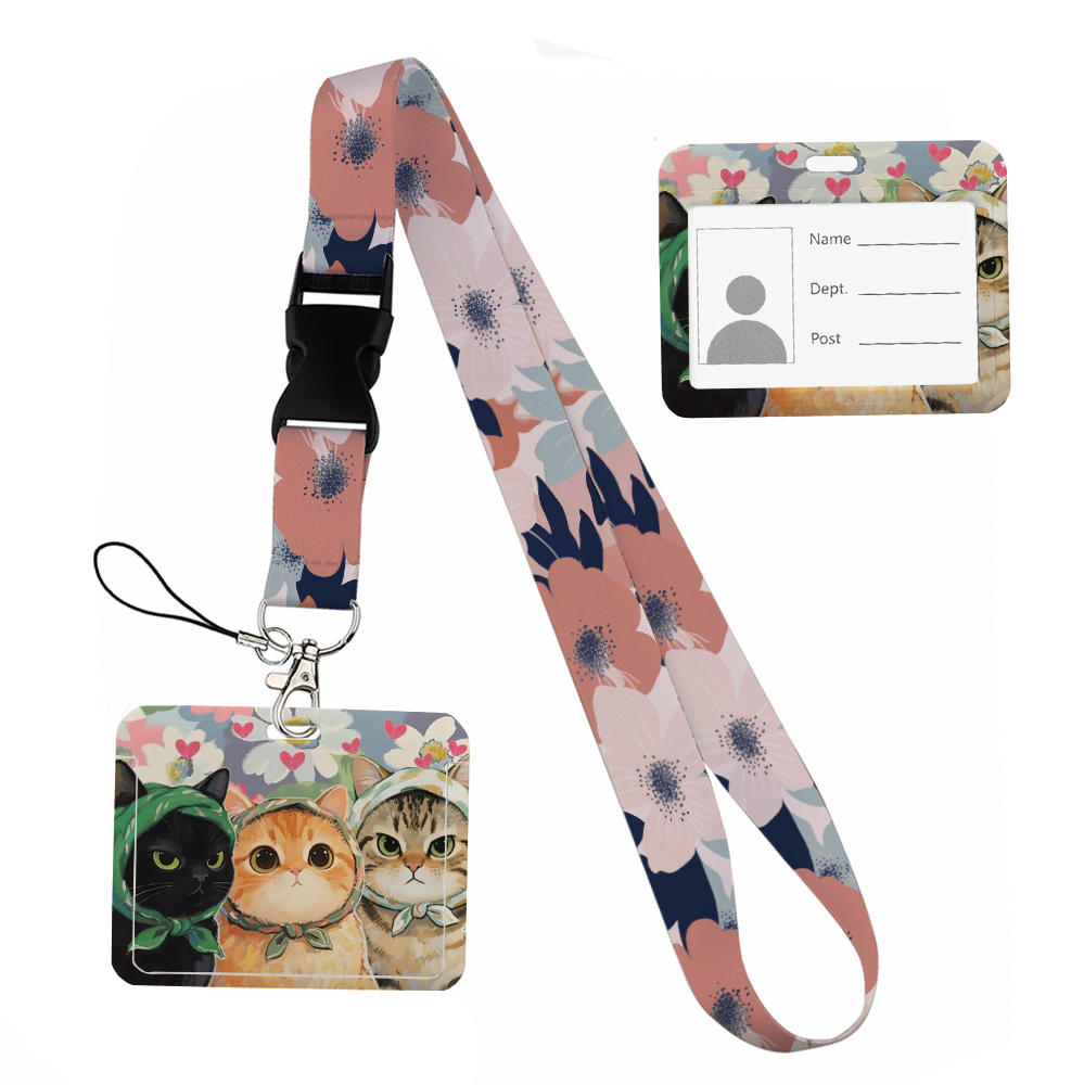 أشرطة تعليق مطبوعة بتصميم حيوا - مراجعة Lanyard Badge Holder وسعره