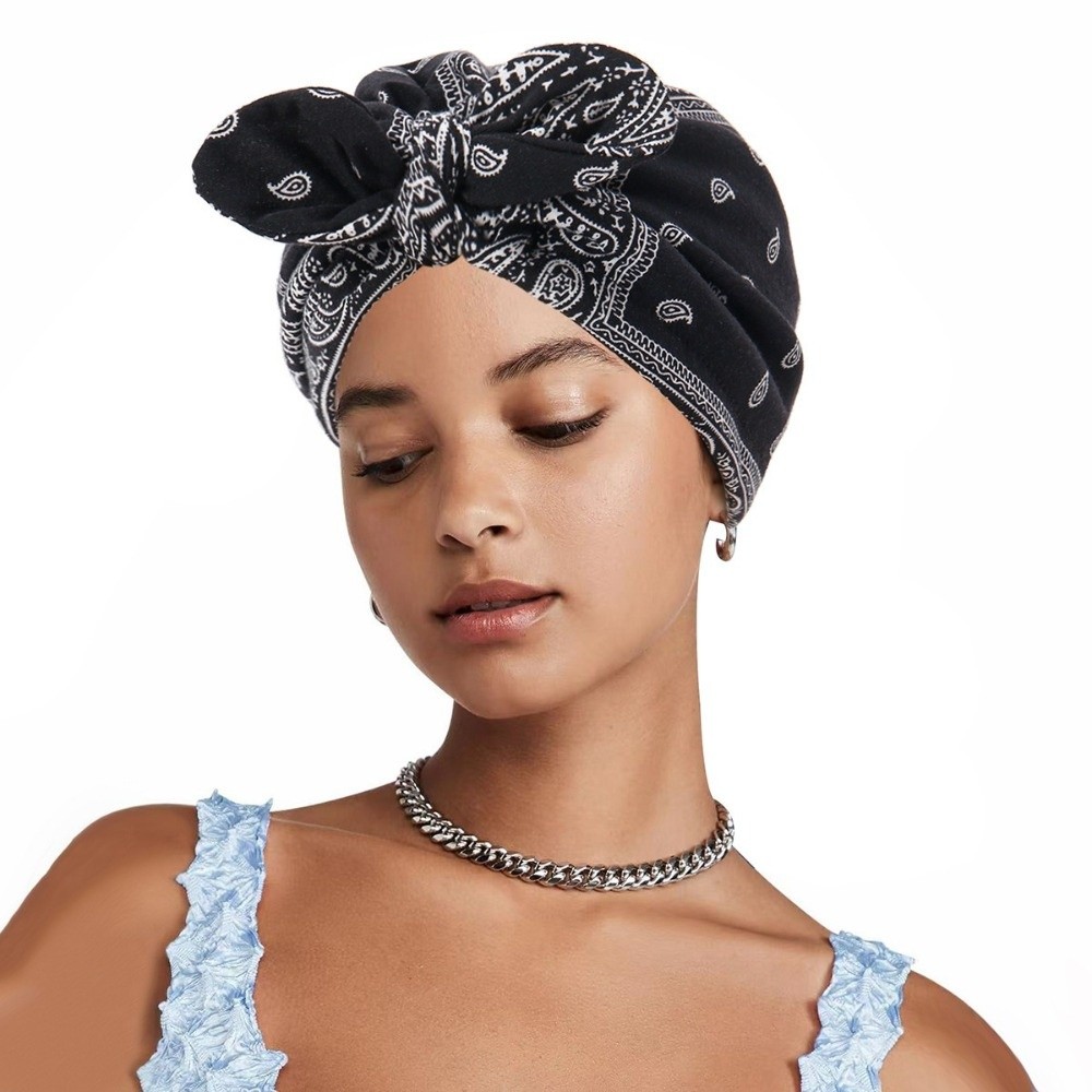 قبعة عمامة مبطنة بالساتان بطبع - مراجعة Bow Tie Pre Tied وسعره